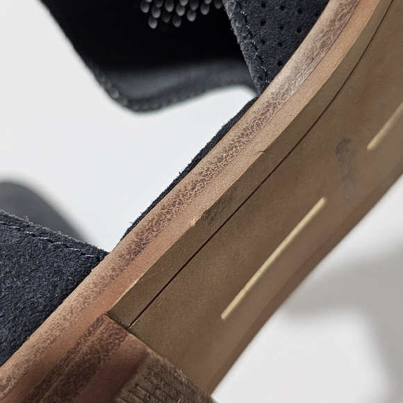 Dolce Vita Flats Loafers Suede Gray Shoes Size 7.5 - Picture 8 of 11